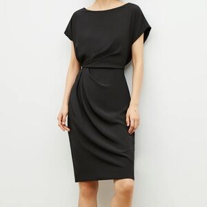 Mm LaFleur Dress, Jillian 3.0 in Eco Heavy Soft Wave, Black